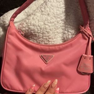 Begonia Pink Prada Nylon Re-Edition 2000 bag